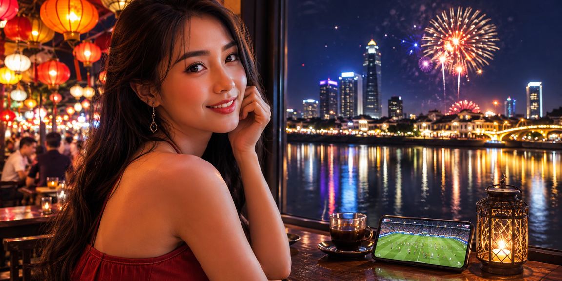Người dùng tại Huế ngồi thư giãn với cà phê và trải nghiệm ứng dụng casino trên điện thoại